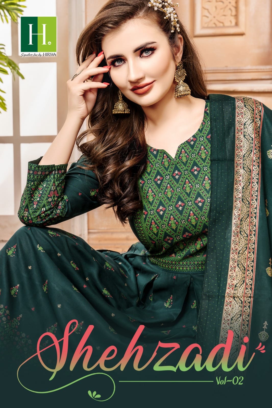 HIRWA KURTI Shehzadi Vol-2